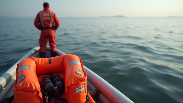 Schutz bieten: Automatisch aufblasbare rettungsweste für jeden einsatz